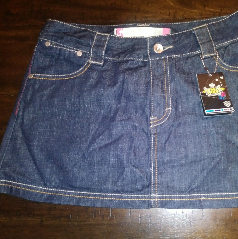 Blue jean skirt